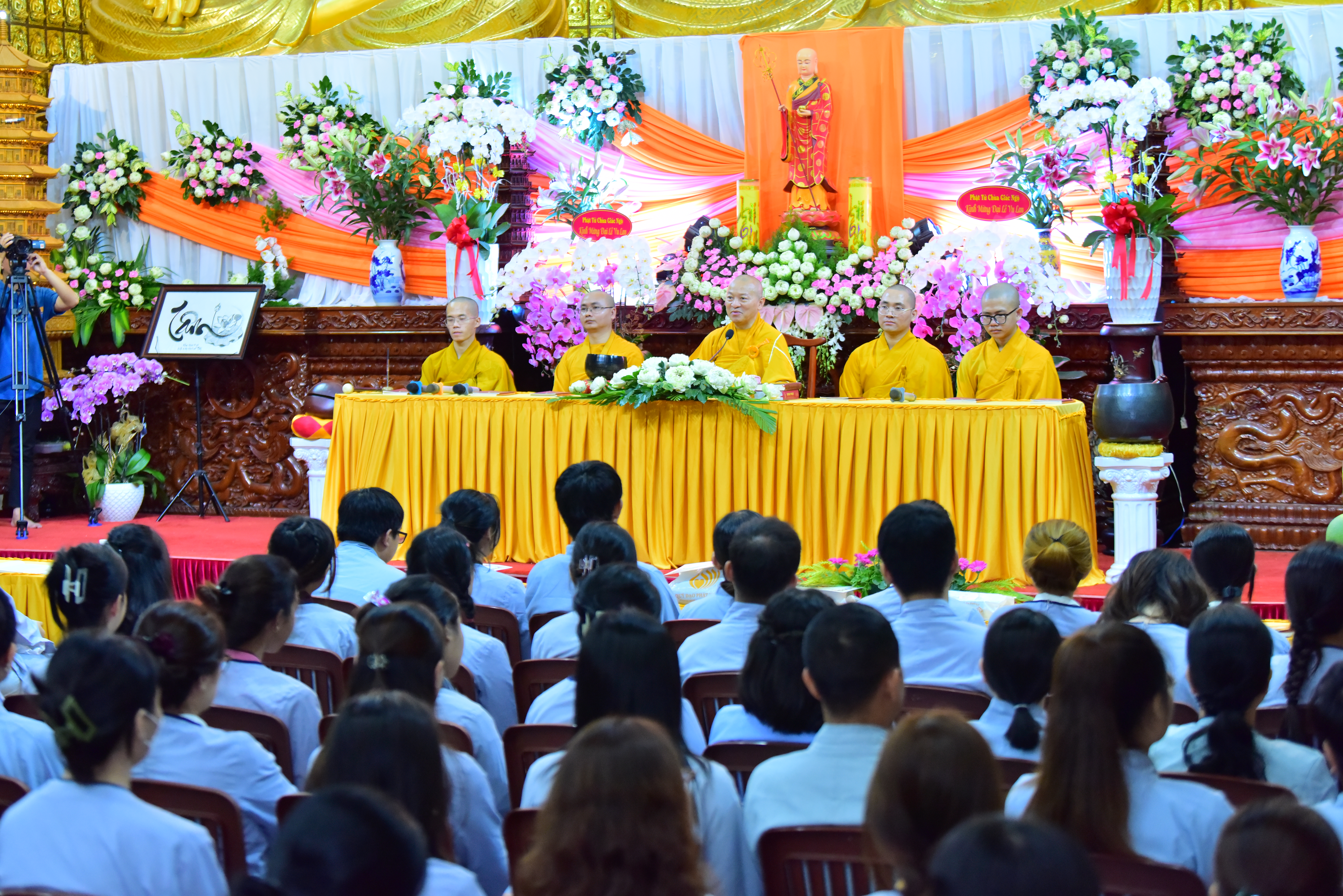 TP. HCM: Lễ Quy y cho hơn 600 thiện nam tín nữ nhân mùa Vu lan tại chùa Giác Ngộ