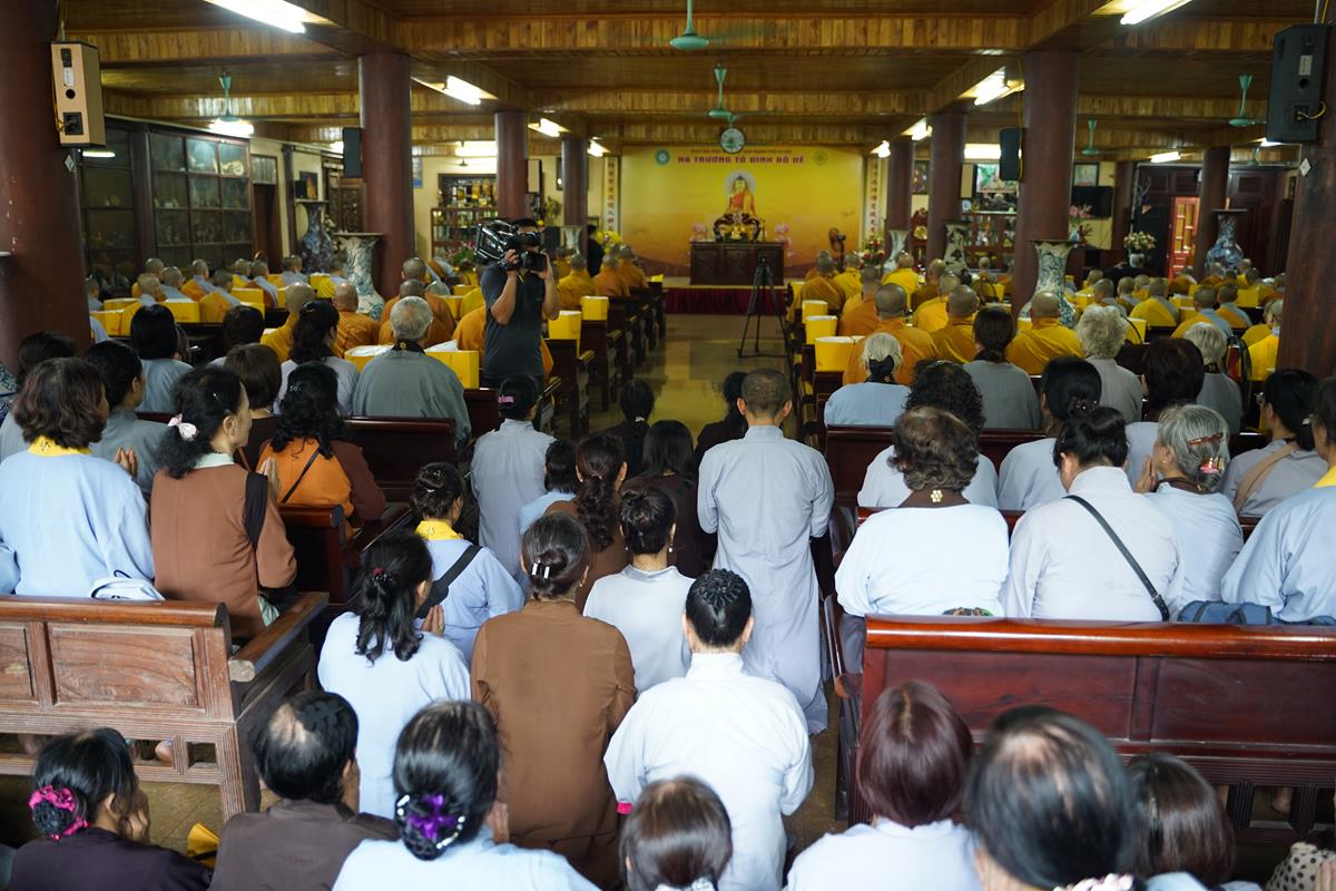 Hà Nội: Trường hạ Tổ đình Bồ Đề tự tứ kết thúc an cư kiết hạ PL.2567