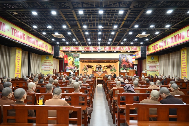 Hải Phòng: Hội nghị phổ biến một số nội dung mới của Hiến chương GHPGVN sửa đổi lần thứ 7 tại trường hạ chùa Nam Hải