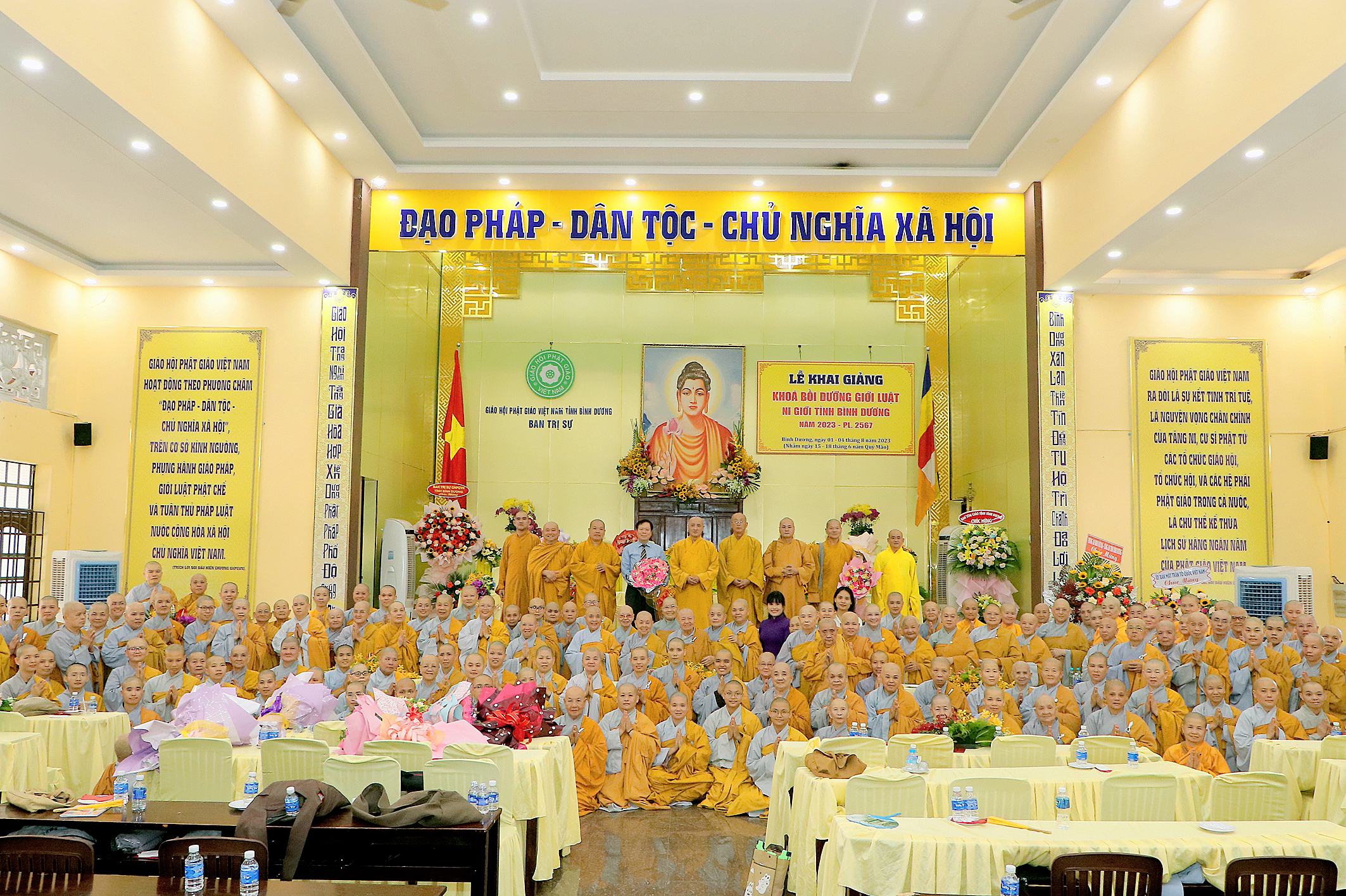 Bình Dương: Lần đầu tiên Phân ban Ni giới tỉnh tổ chức khóa Bồi dưỡng Giới luật cho Ni giới trong mùa an cư