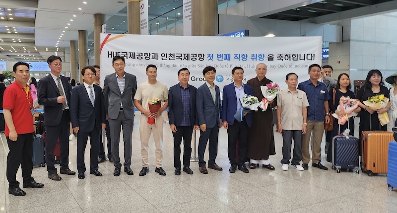 HT. Thích Huệ Phước tham gia phái đoàn lãnh đạo tỉnh Thừa Thiên Huế thăm Hàn Quốc