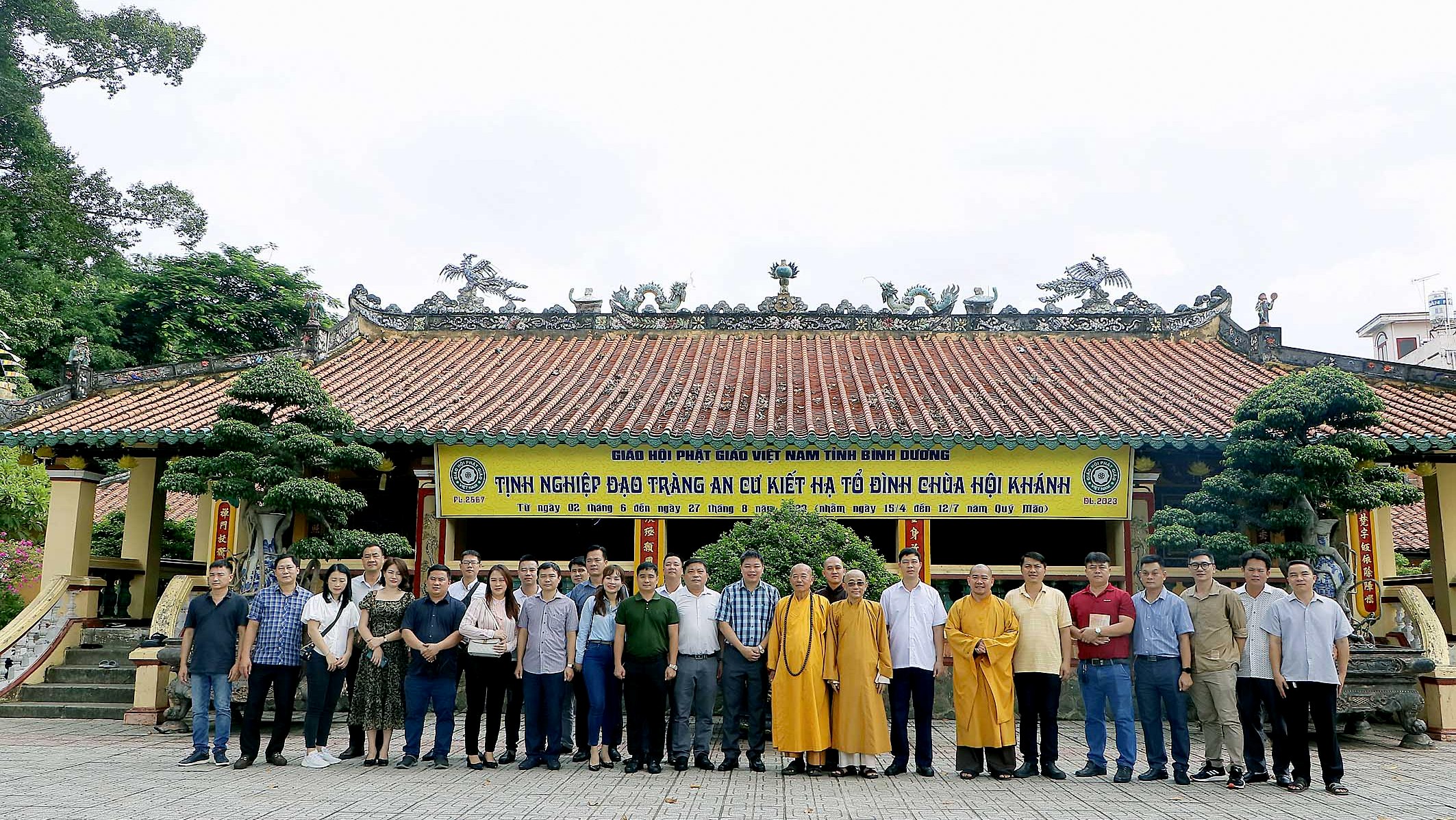 Bình Dương: Văn phòng Cơ quan Cảnh sát điều tra Bộ Công an viếng thăm Tổ đình chùa Hội Khánh