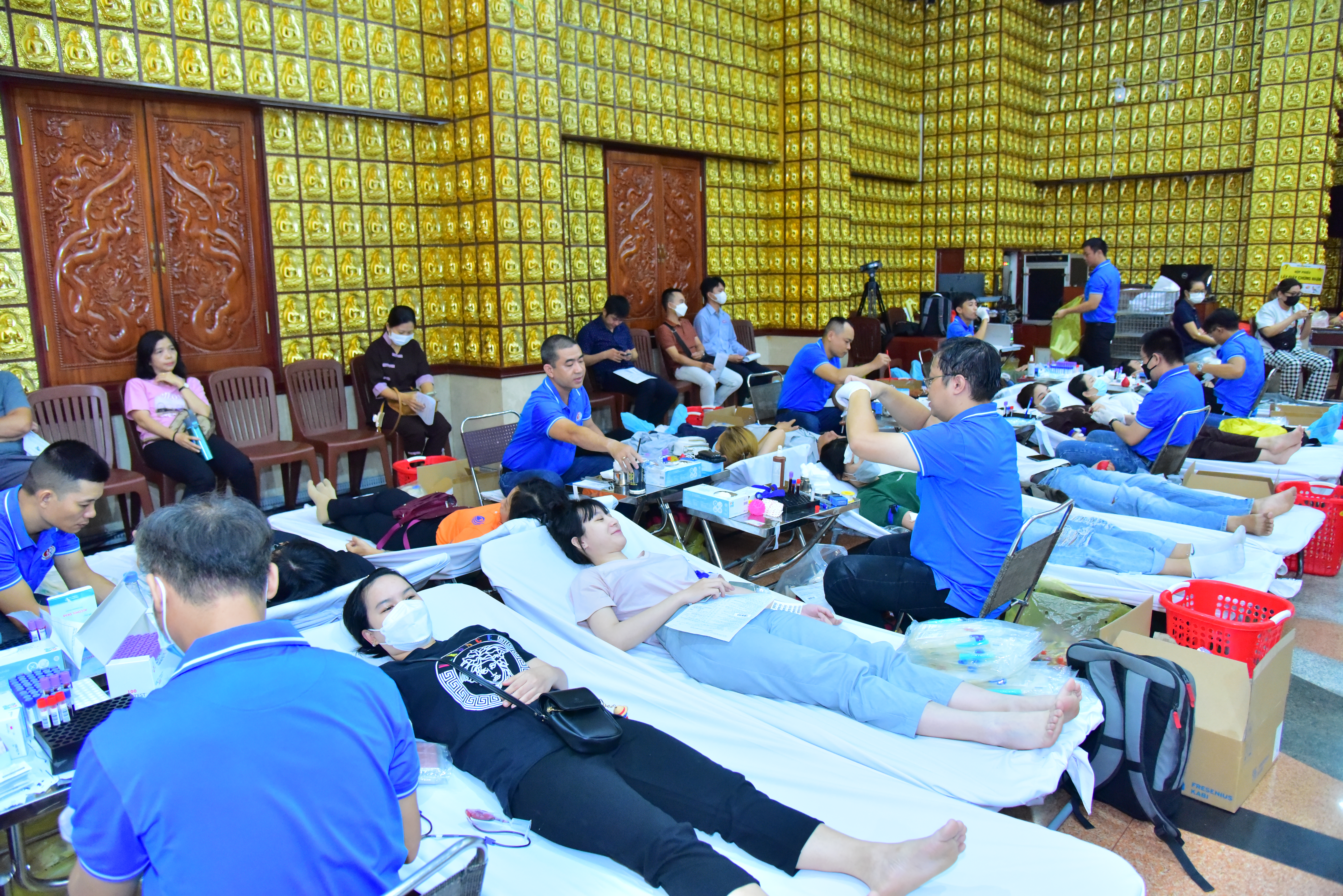 TP. HCM: Hiến máu nhân đạo lần 78 tại chùa Giác Ngộ - góp giọt máu hồng cho xã hội