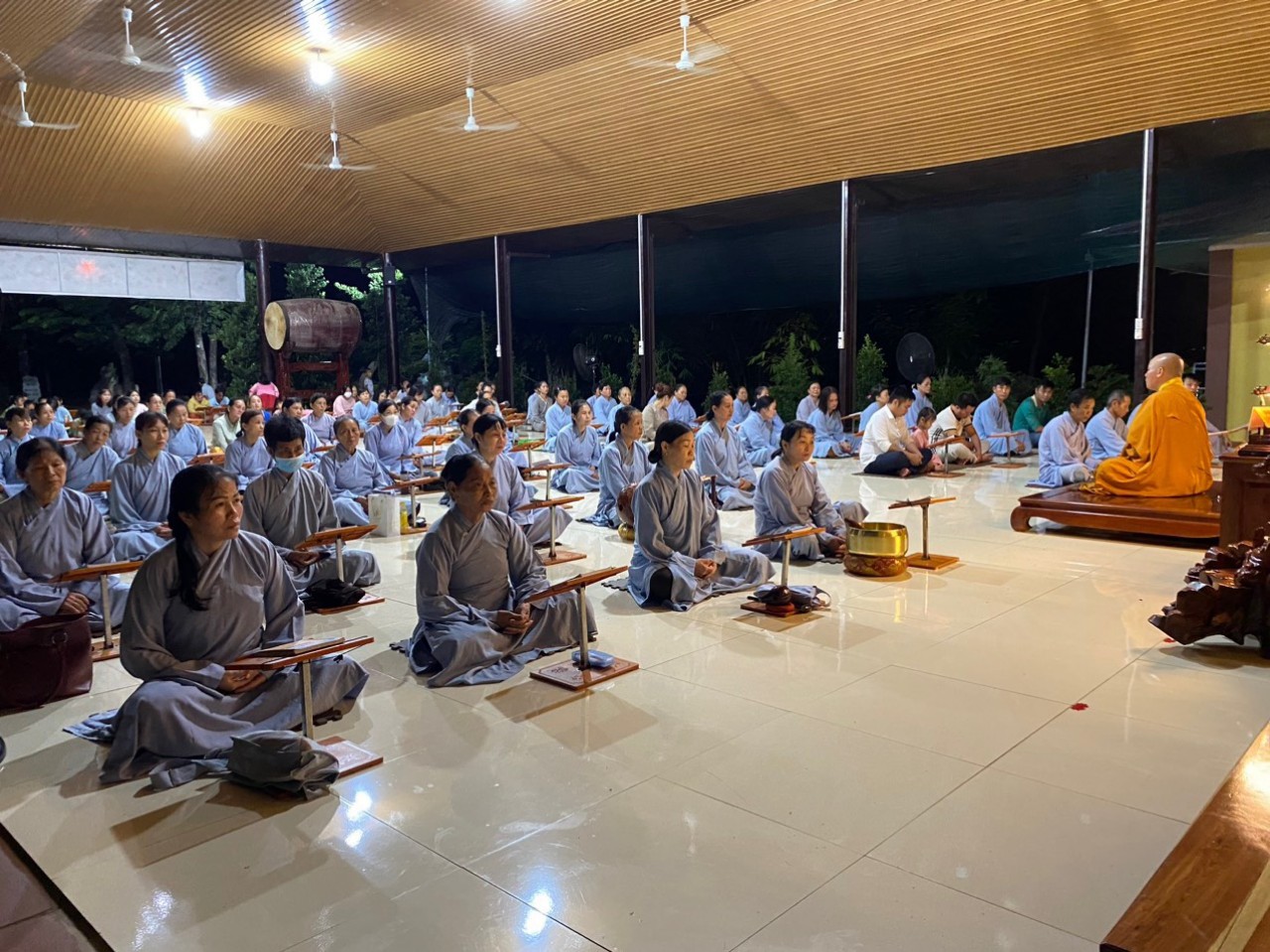 Tây Ninh: khóa lễ sám hối định kỳ tại chùa Suối Pháp