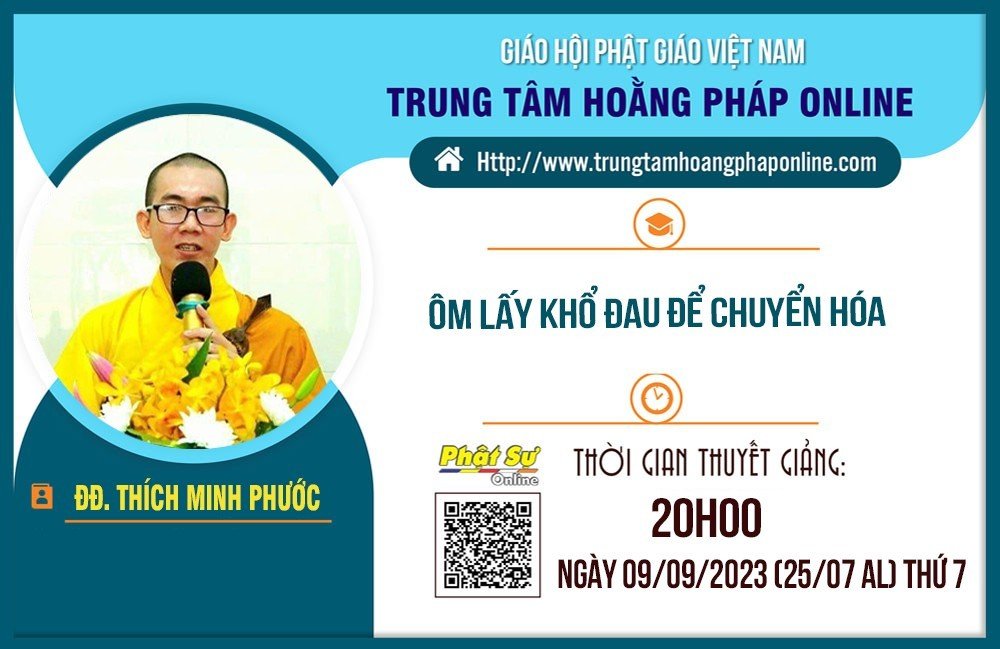 🛑Trực tiếp: ĐĐ. Thích Minh Phước thuyết giảng Ôm Lấy Khổ Đau Để Chuyển Hóa