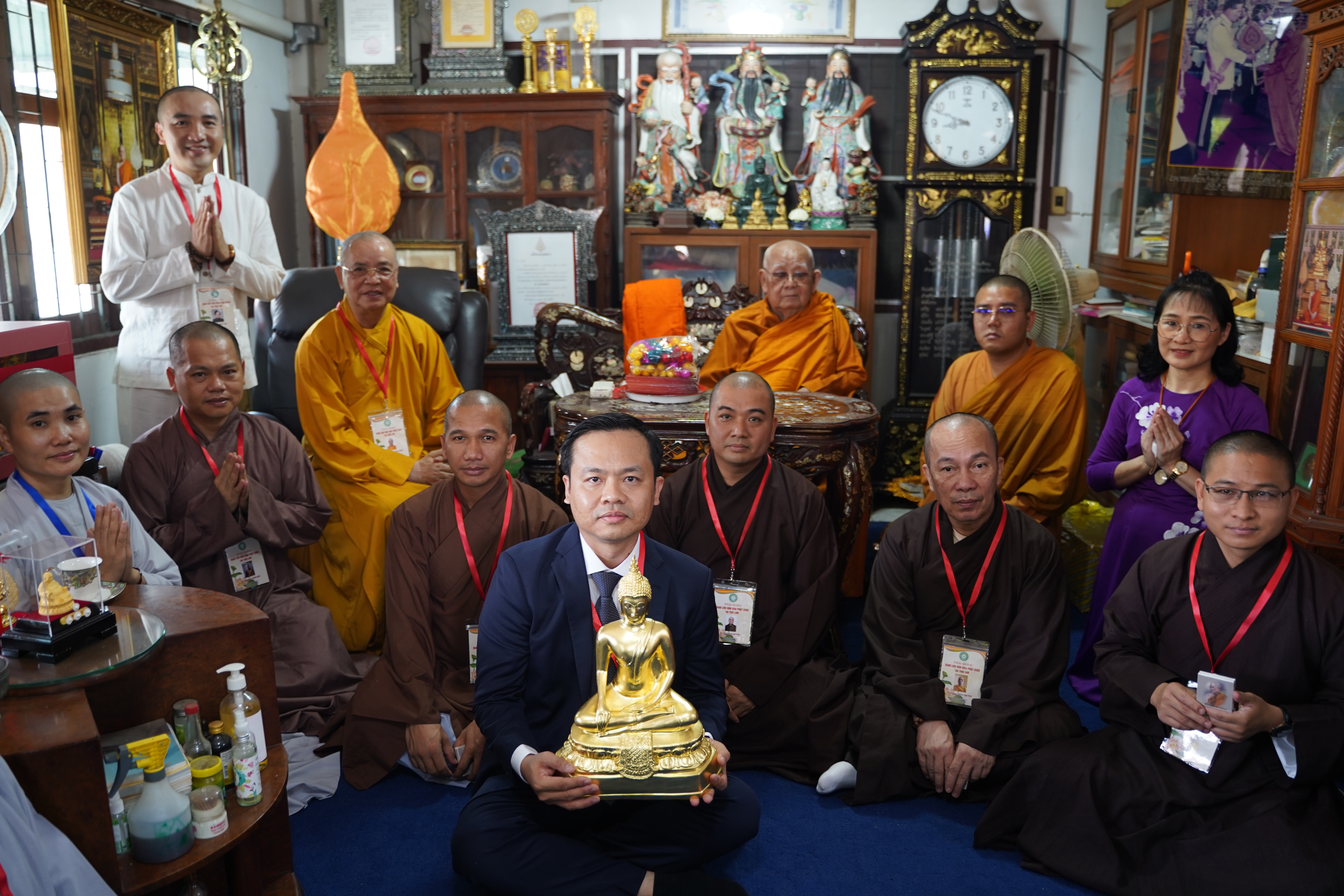 Thái Lan: Phái đoàn Phân ban Hoằng pháp Hải ngoại thuộc Ban Hoằng pháp TW thăm chùa Cảnh Phước