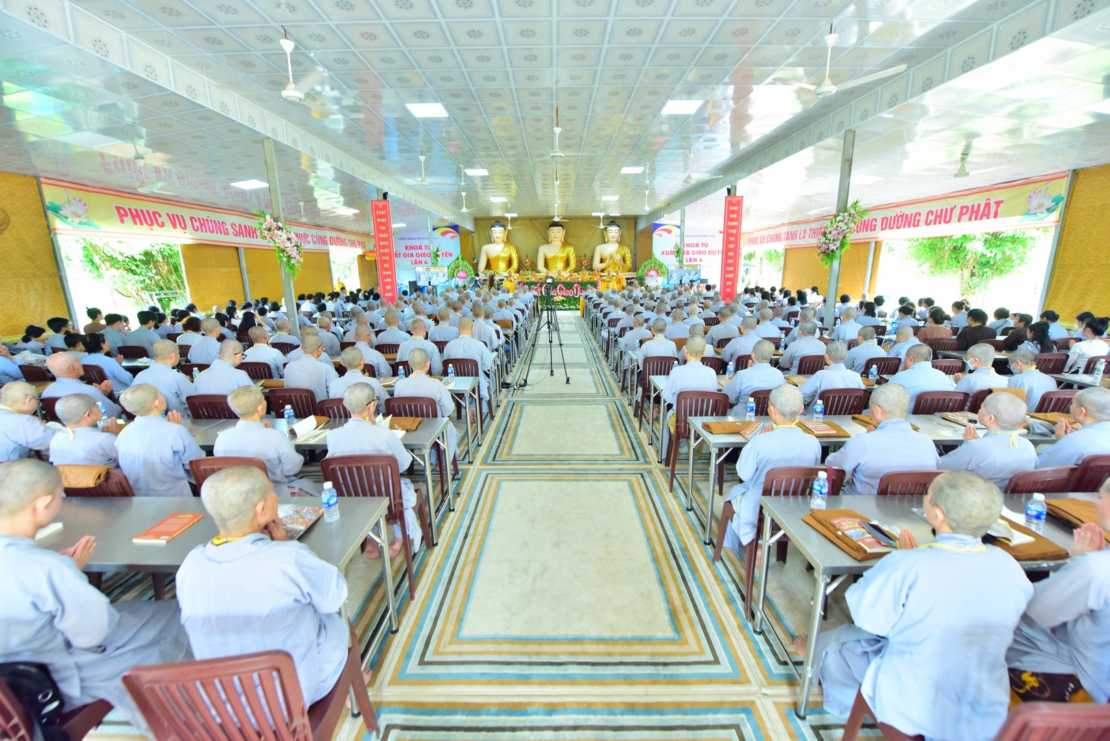 Sóc Trăng: Khai mạc khoá tu Xuất gia gieo duyên lần thứ 4 tại chùa Quan Âm Đông Hải