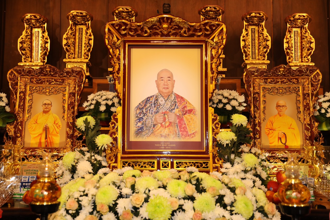 TPHCM: Ban Thường trực HĐTS GHPGVN Tưởng niệm huý nhật lần thứ 10 cố HT.Thích Nhật Quang