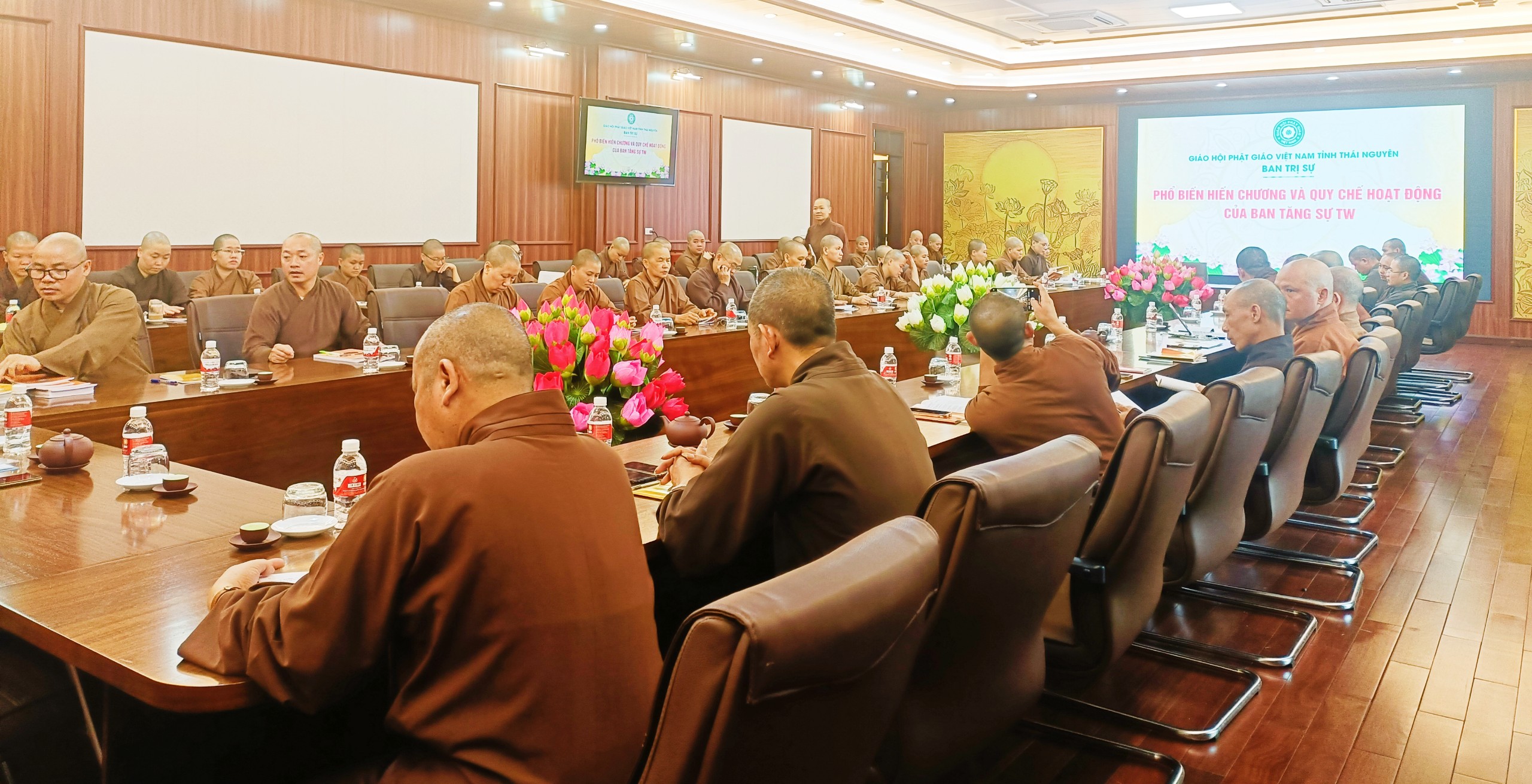Thái Nguyên: BTS GHPGVN tỉnh triển khai, phổ biến Hiến chương GHPGVN và Quy chế Ban Tăng sự Trung ương (NK 2022-2027)