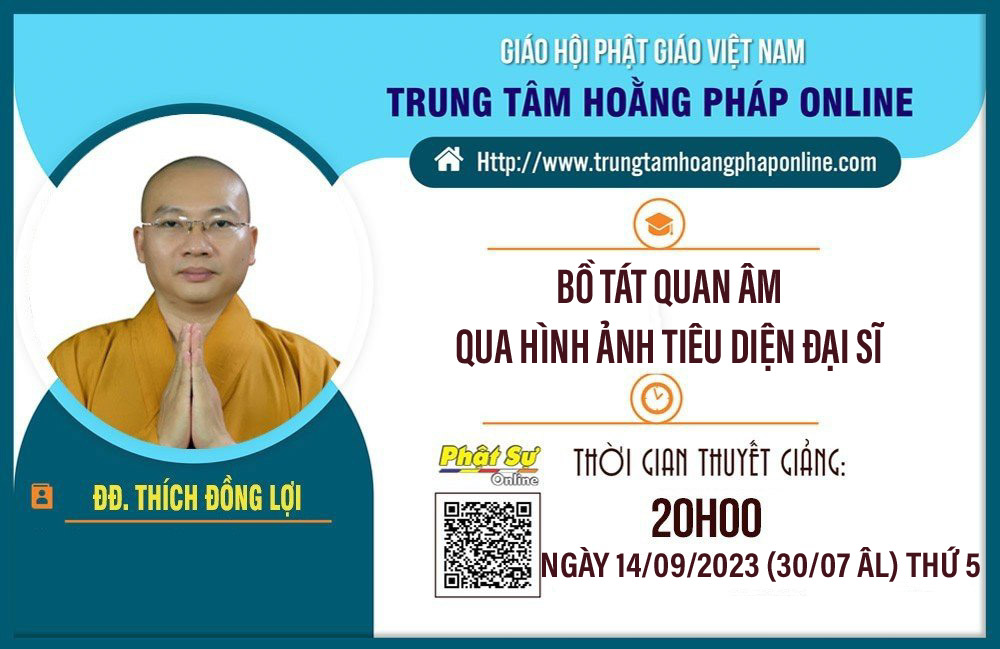 🛑Trực tiếp: ĐĐ. Thích Đồng Lợi thuyết giảng BỒ TÁT QUAN ÂM QUA HÌNH ẢNH TIÊU DIỆN ĐẠI SĨ